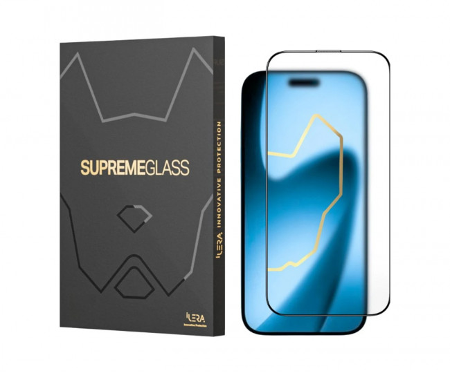 Защитное стекло iLera iPhone Air Black